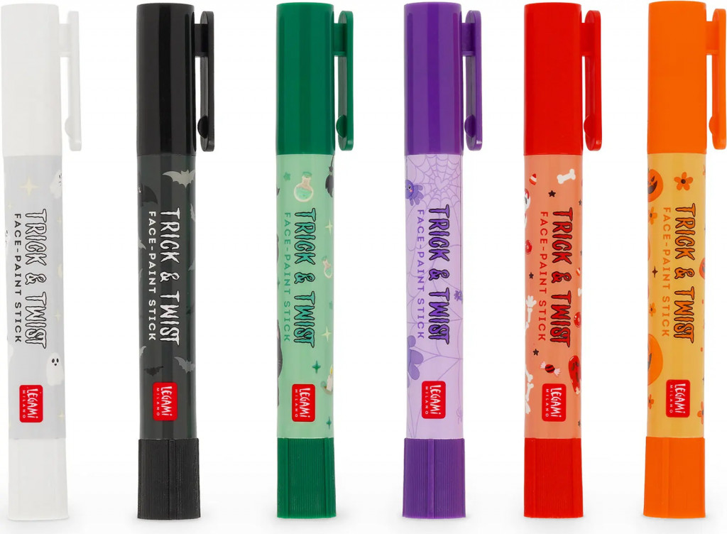 Legami Farby na tvár Legami Trick&Twist Face Paint Sticks - Halloween