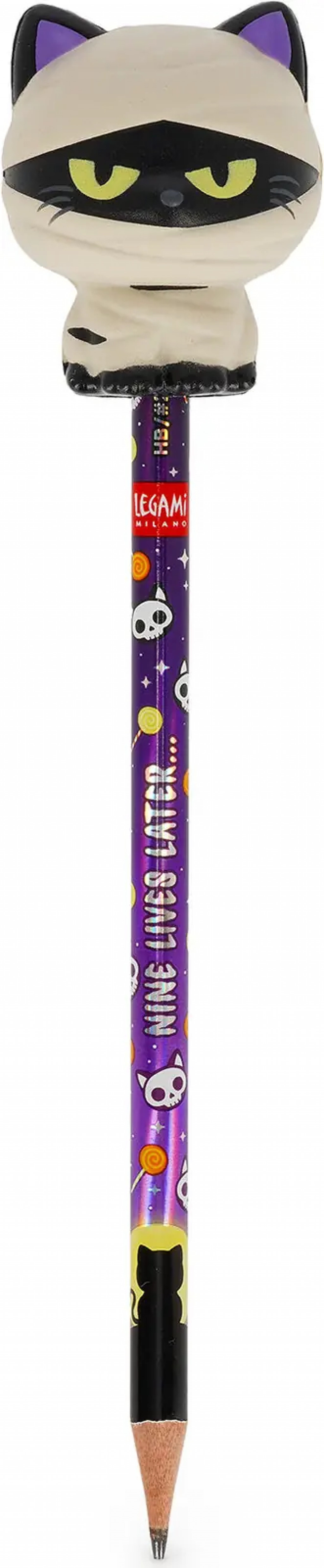 Legami Ceruzka Legami Squeezies Pencil With Squishy HB Lead - Kitty Mummy