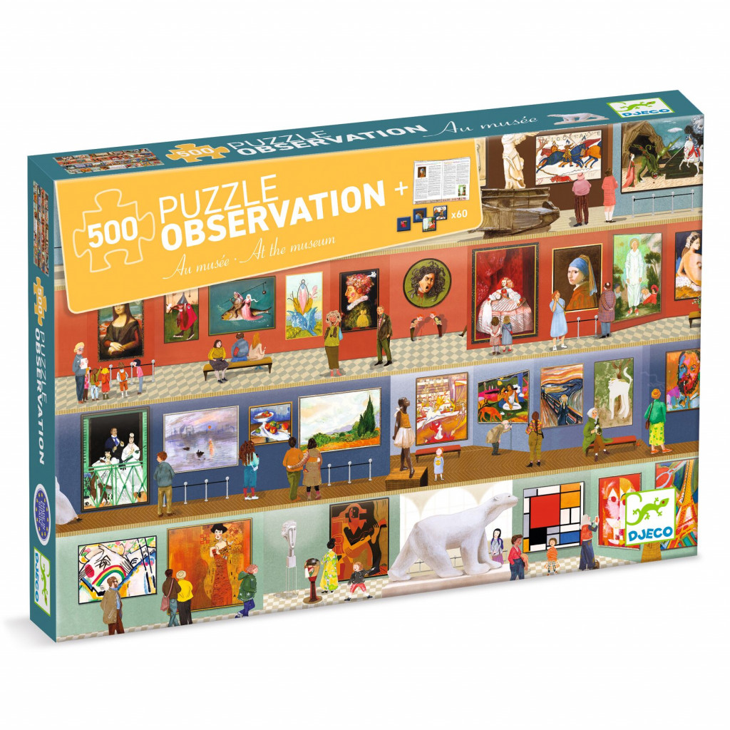 DJECO Puzzle V muzeu 500 dílků