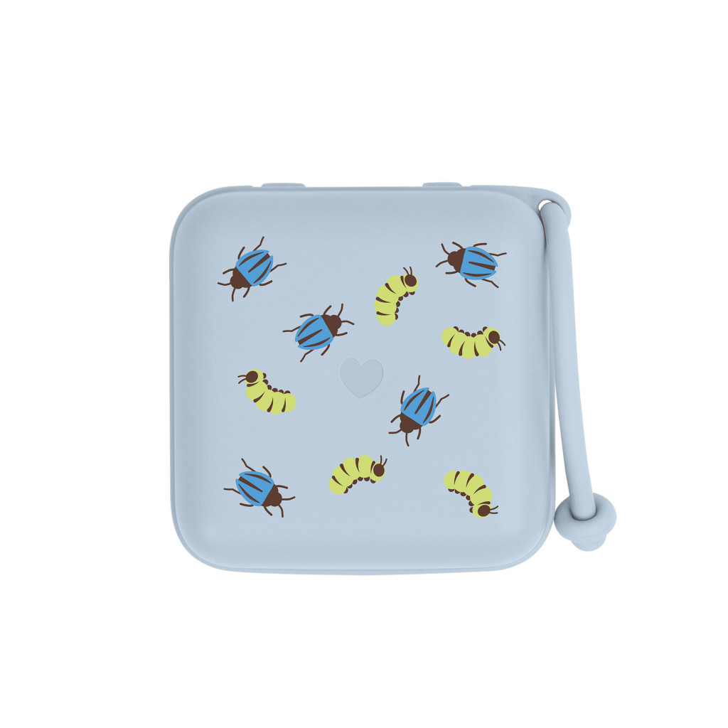 Všetky značky||BIBS STUDIO BIBS STUDIO Krabička na cumlíky (Caterpillar Beetle Mix Baby Blue)