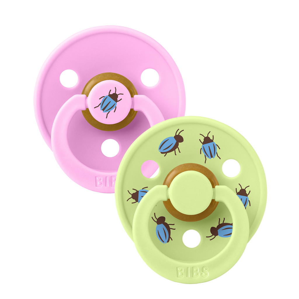 Všetky značky||BIBS STUDIO BIBS STUDIO Colour Beetle cumlíky z prírodného kaučuku 2ks - veľkosť 2 (Ballet / Matcha)