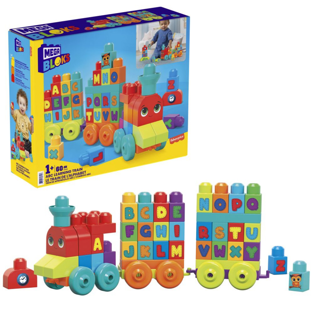 Mattel MEGA BLOKS VLÁČIK ABC NAUČ SA ABECEDU