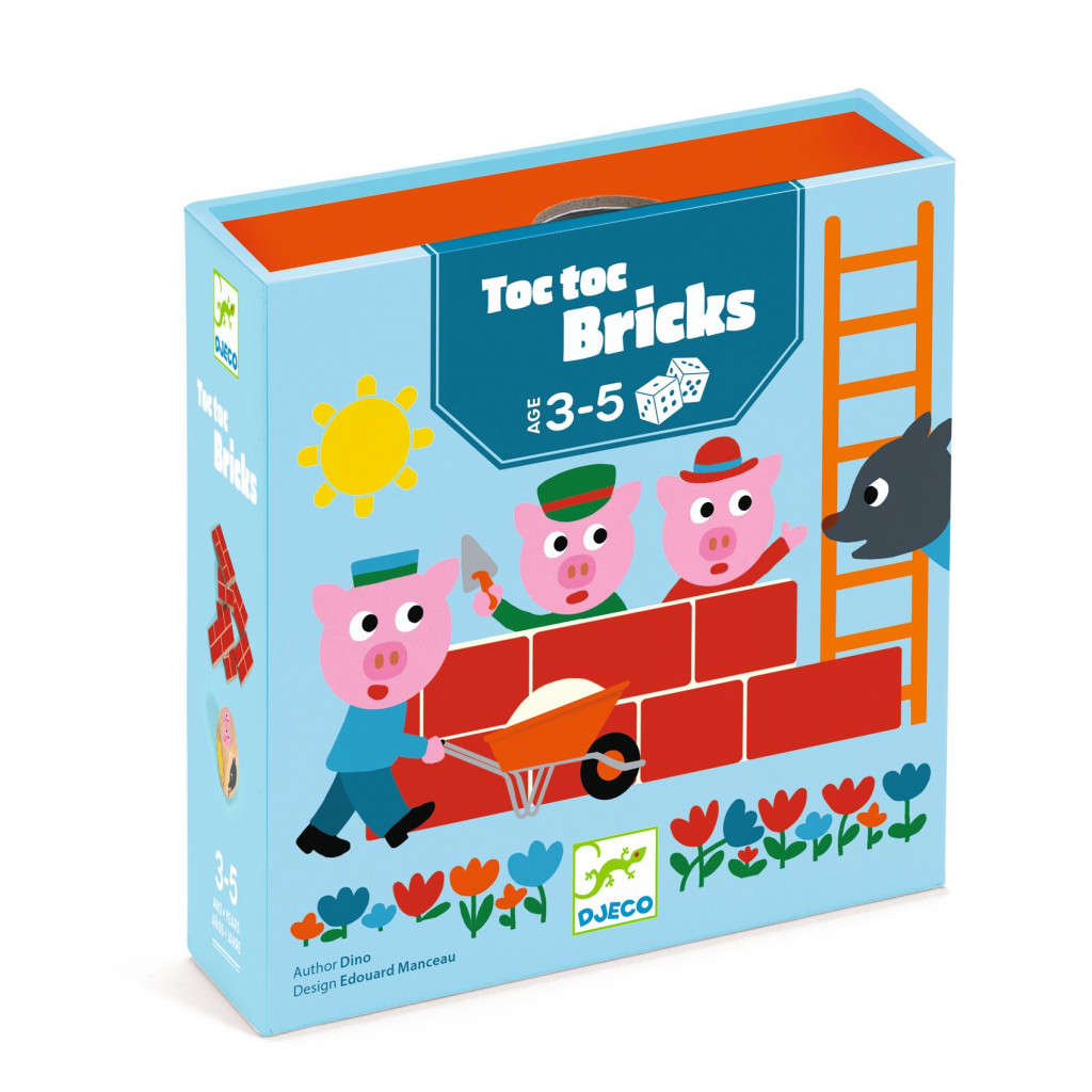 DJECO Kostková hra Toc Toc Bricks