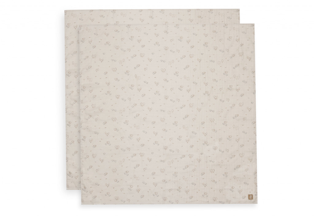 Jollein Plienky zavinovacie 2ks 115x115cm Woolly