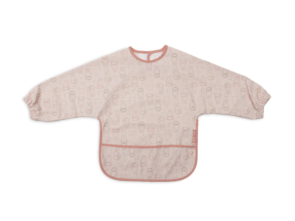 Jollein Podbradník s rukávmi Miffy Moments Silk Rose