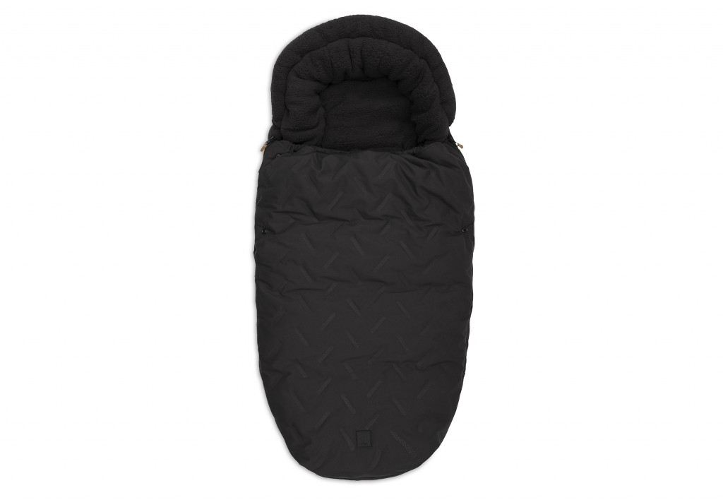 Jollein Fusak do kočíka Embossed Nearly Black