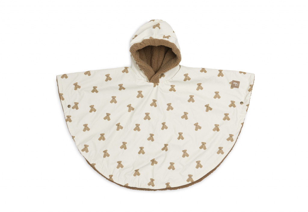 Jollein Pončo fleece vodeodolné Mini Teddy Bear