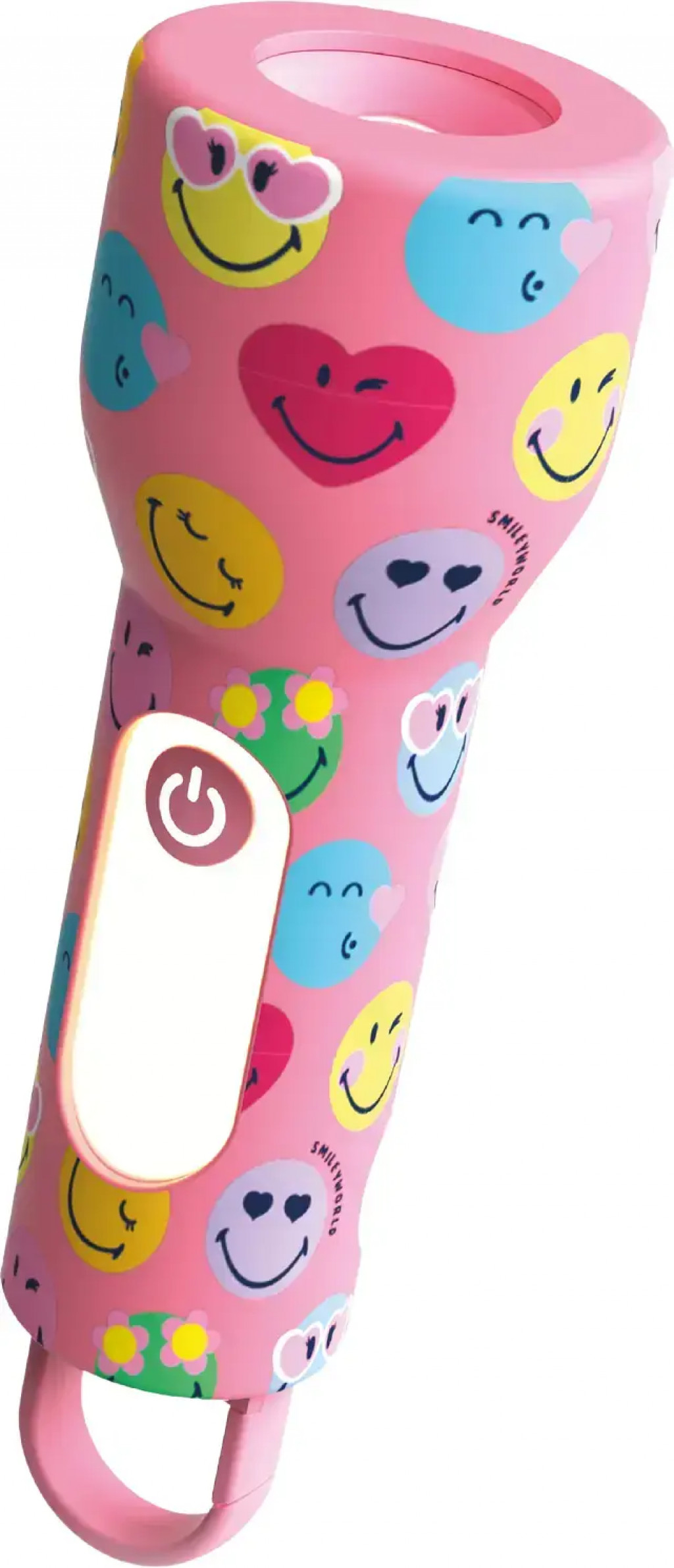 MOB Detské svietidlo MOB Glowy Smiley Flashlight - ružová