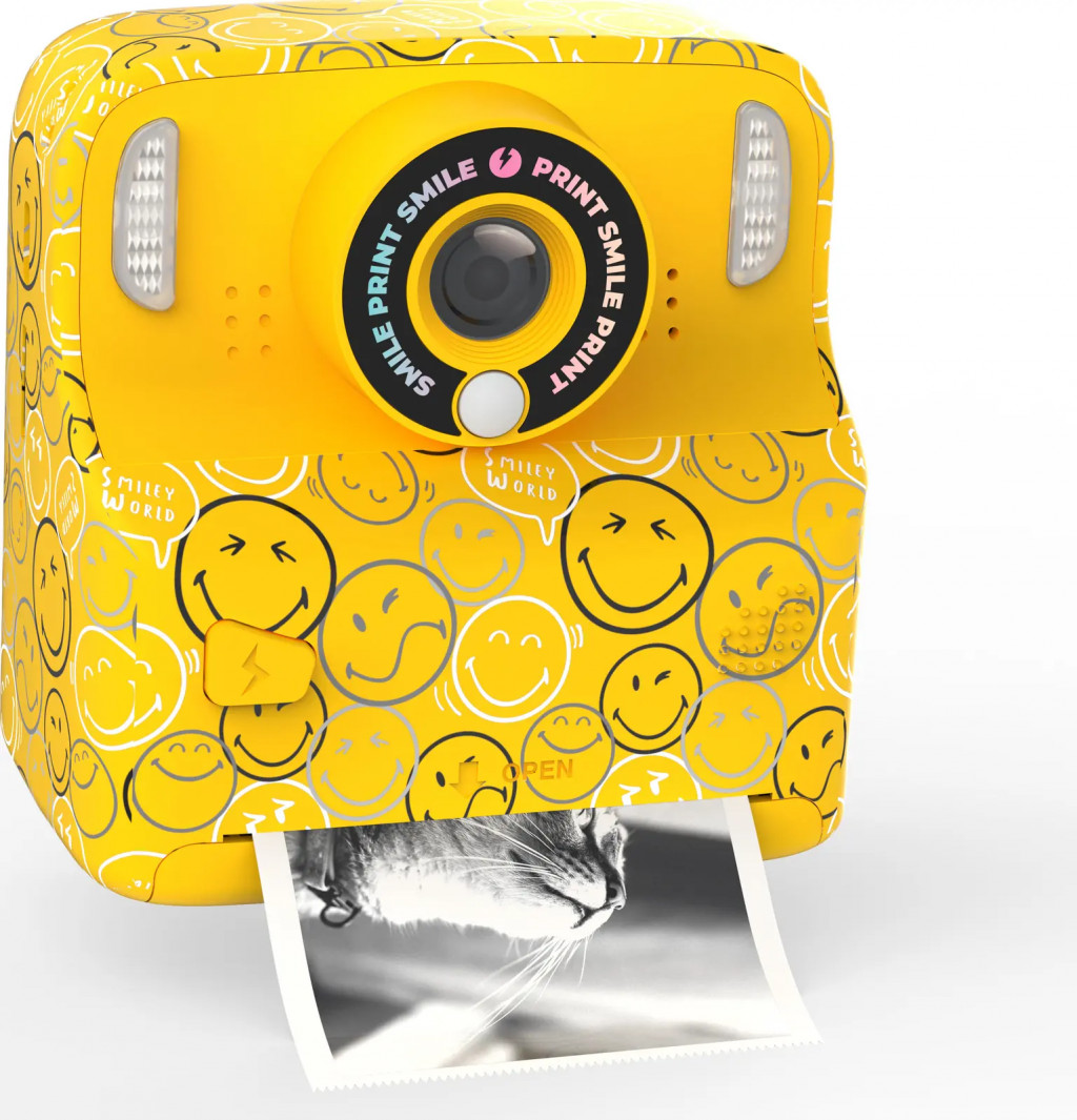 MOB Detský fotoaparát MOB Pixismiley Printing Camera - žltá