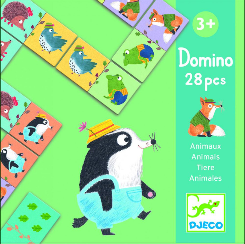 DJECO Domino: Zvieratká (28ks)