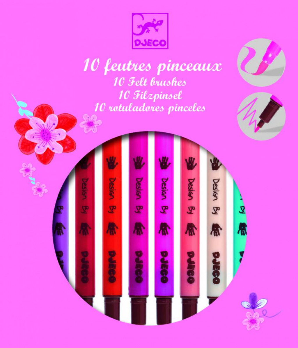 DJECO Sada fixiek - dievčenské farby (10 ks)