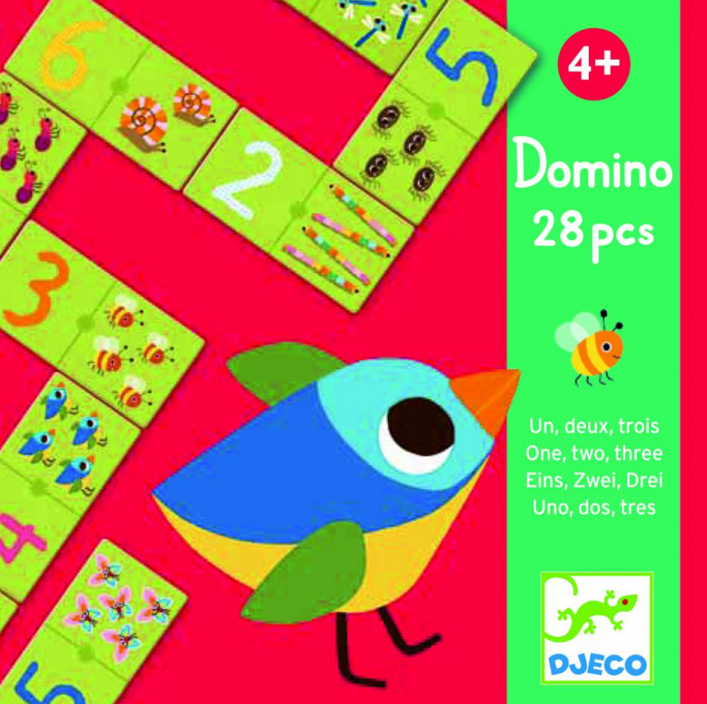DJECO Domino: Raz, dva, tri