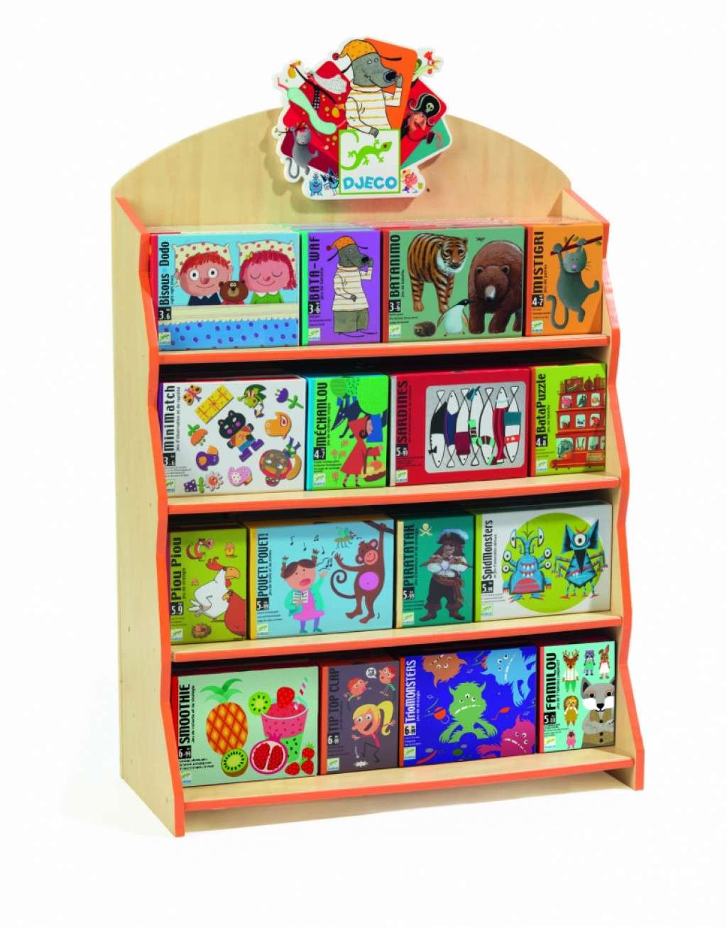 DJECO Display na kartové hry, stredný