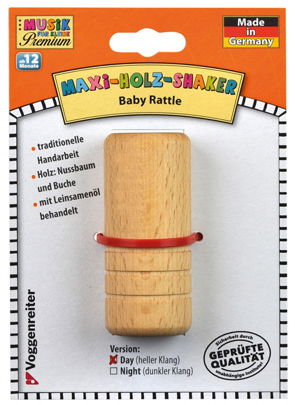 Nezaradene Dřevěná chrastítko MAXI (světla)