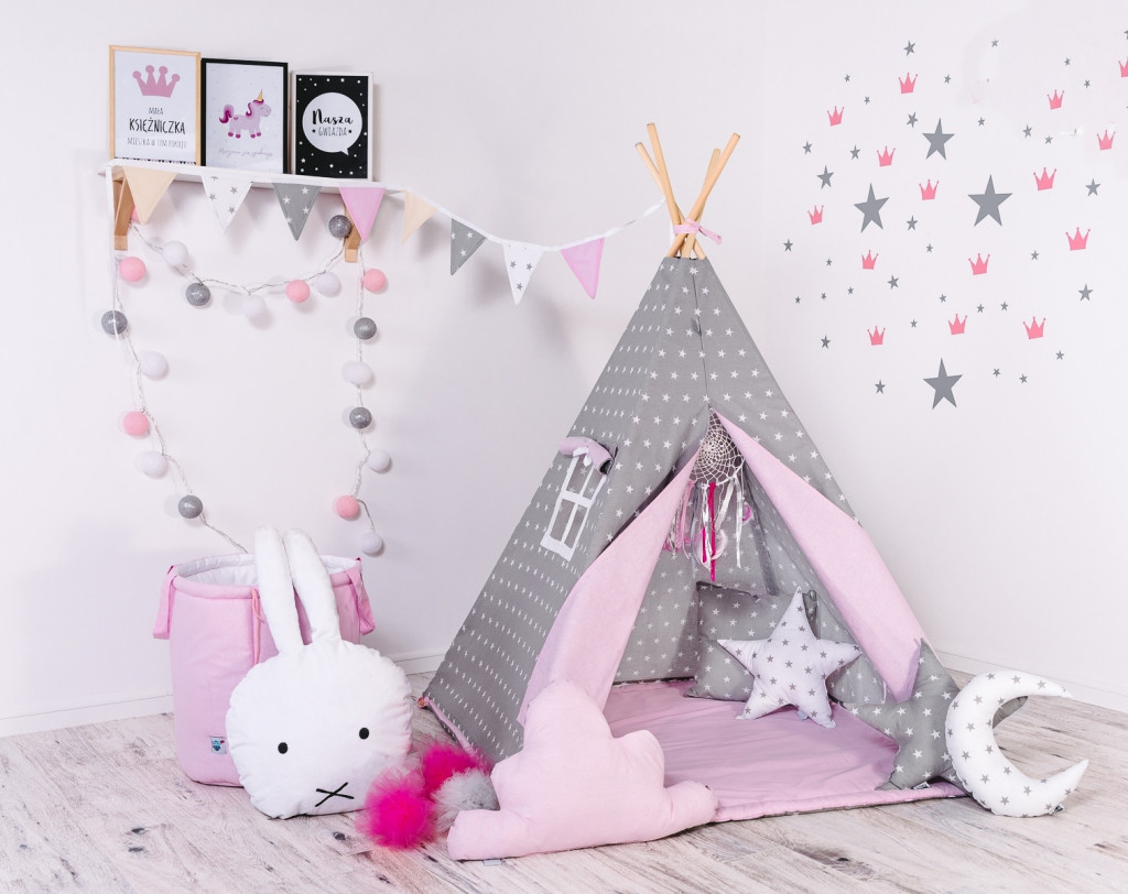 Elis design Teepee stan set Zajačia labka varianta: luxury