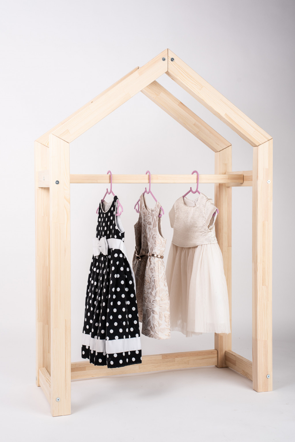 Elis design Detský stojan na oblečenie premium dostupné rozměry: 70 cm x 40 cm x 127 cm