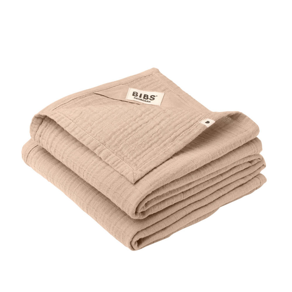 BIBS Mušelínové pleny z BIO bavlny 2ks (Blush)