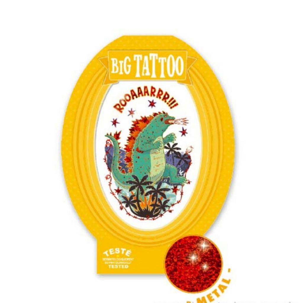 DJECO Veľké tetovanie: Godzilla