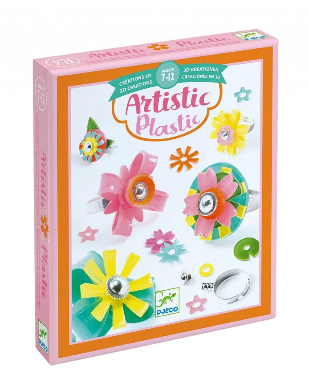 DJECO Artistic Plastic: Prstene z magického plastu (pre staršie deti)