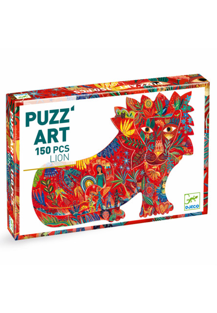 Umelecké puzzle: Lev