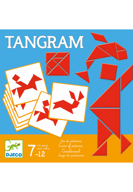 SOLOGIC: Tangram - hra trpezlivosti (hlavolam) pre jedného hráča DJECO