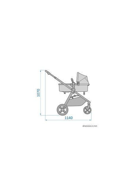 Zelia 3 kočárek Essential Graphite
