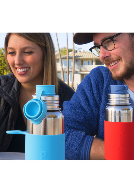 Pura Big Mouth® silikónový športový uzáver (ružová)