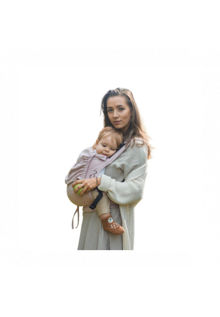 Rostoucí ergonomické nosítko Multi Soft Little Herringbone Pastel Rose 100% bavlna, žakár