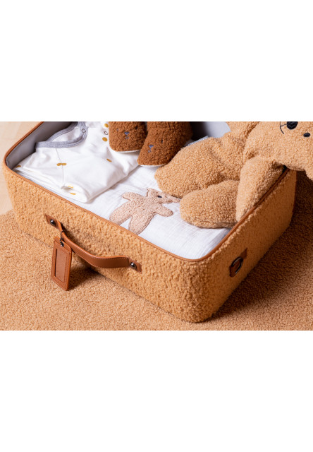 Dětský cestovní kufr Teddy Beige