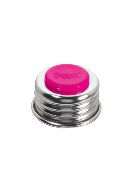 Pura nerezová objímka + tesniaci disk (ružová)