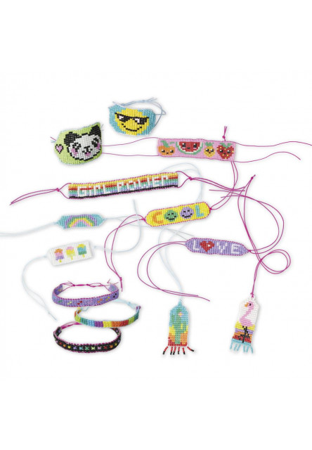Atelier Sada Výroba šperkov Tkané náramky 13 ks od 8 rokov