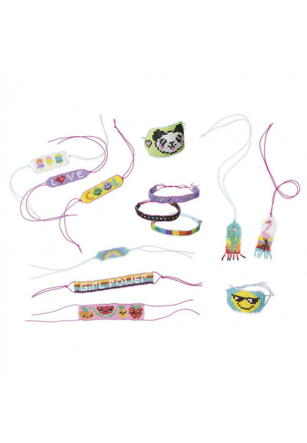 Atelier Sada Výroba šperkov Tkané náramky 13 ks od 8 rokov