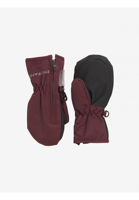 Rukavice na zip - červená