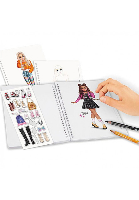 Omalovánka | Create Your Top Model Pocket - Candy
