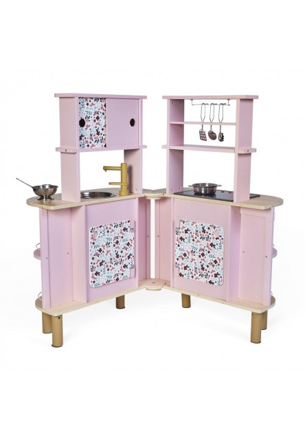 Dětská dřevěná kuchyňka Twist oboustranná s pračkou