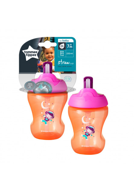 Netekoucí hrnek s brčkem Explora Easy Drink 230ml 7m+