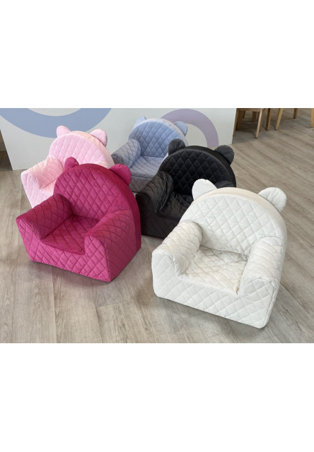 Babysteps dětské křesílko Velvet Farba: svetlo mätová