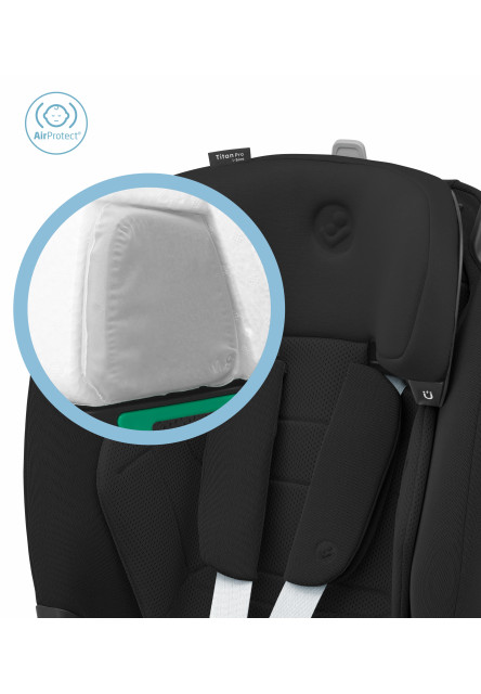 Titan Pro i-Size autosedačka Authentic Black