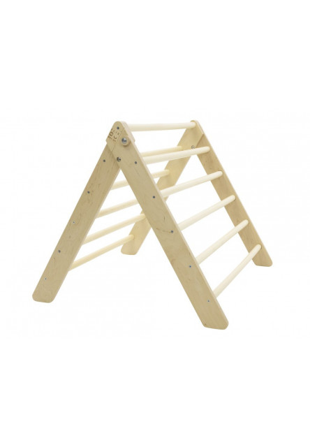 Montessori Piklerovej trojuholník light + doska 2v1 Variant: natur okraje, modré dosky