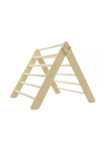 Montessori Piklerovej trojuholník light + doska 2v1 Variant: natur okraje, modré dosky