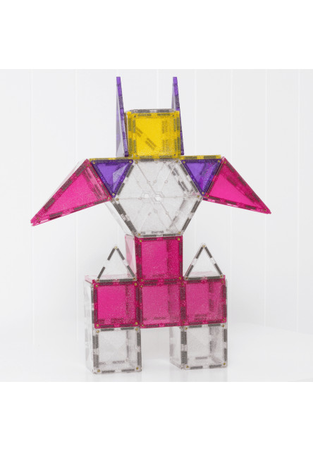 Magnetická stavebnice - Glitter Unicorn Pack 56 ks