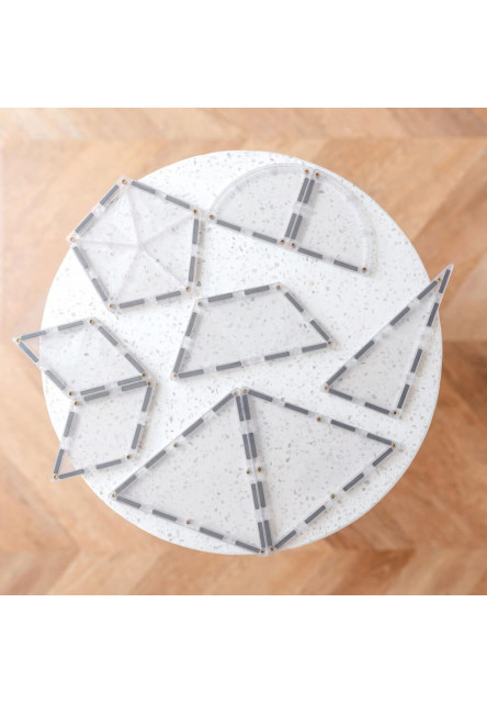 Magnetická stavebnice - Clear Shape Expansion Pack 24 pc