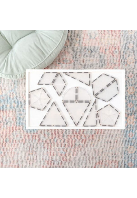Magnetická stavebnice - Clear Shape Expansion Pack 24 pc