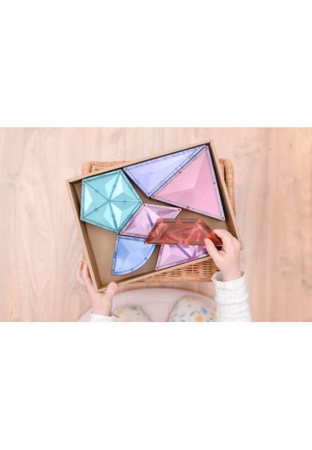 Magnetická stavebnice - Pastel Shape Expansion Pack 48