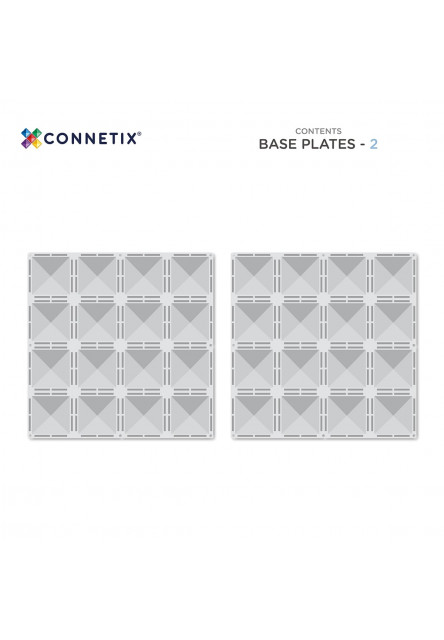Magnetická stavebnice - Clear Base Plate Pack 2 ks