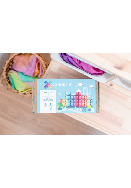 Magnetická stavebnice - Pastel Rectangle Pack 24 ks