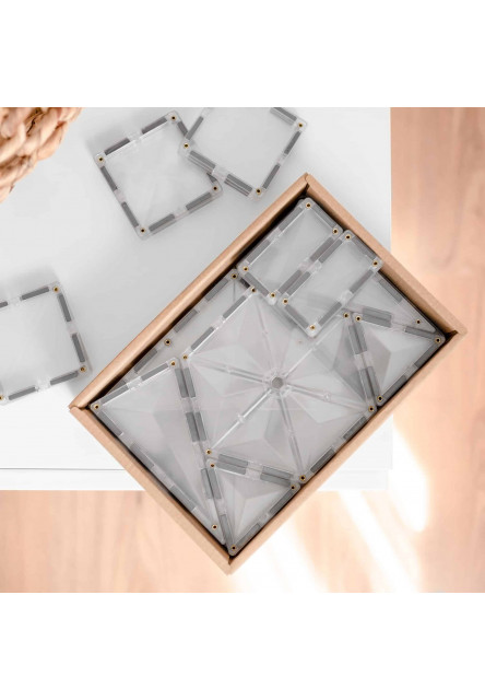 Magnetická stavebnice - Clear Starter Pack 34 ks