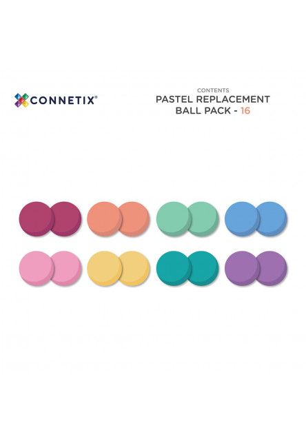 Magnetická stavebnice - Pastel Ball Pack 16 ks