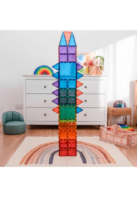 Magnetická stavebnice - Rainbow Creative Pack 100 ks