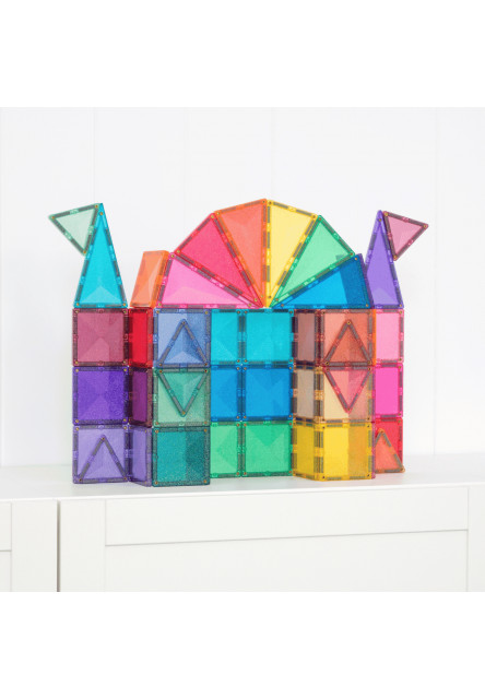 Magnetická stavebnice - Glitter Castle Pack 48 ks